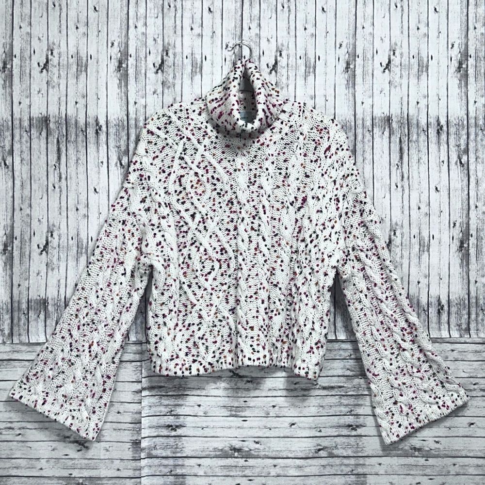 Judith March Ditsy Dots Cropped Sweater - Picture 9 of 10